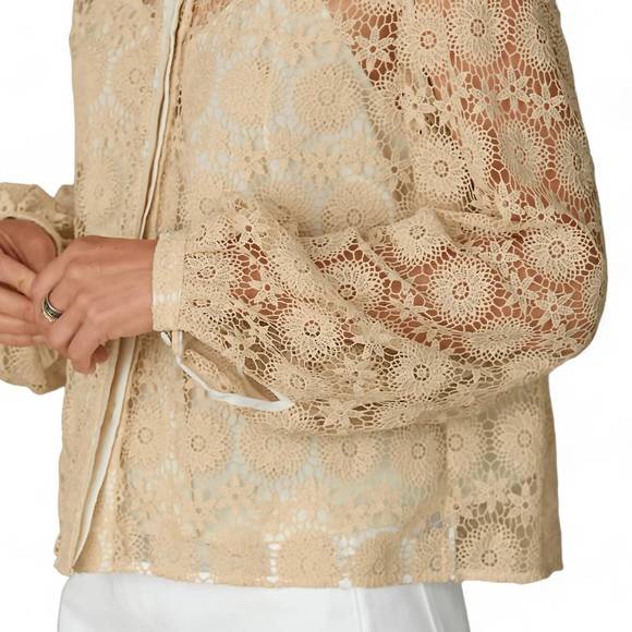 NEW MARIE OLIVER frances blouse in dove - Picture 4 of 4